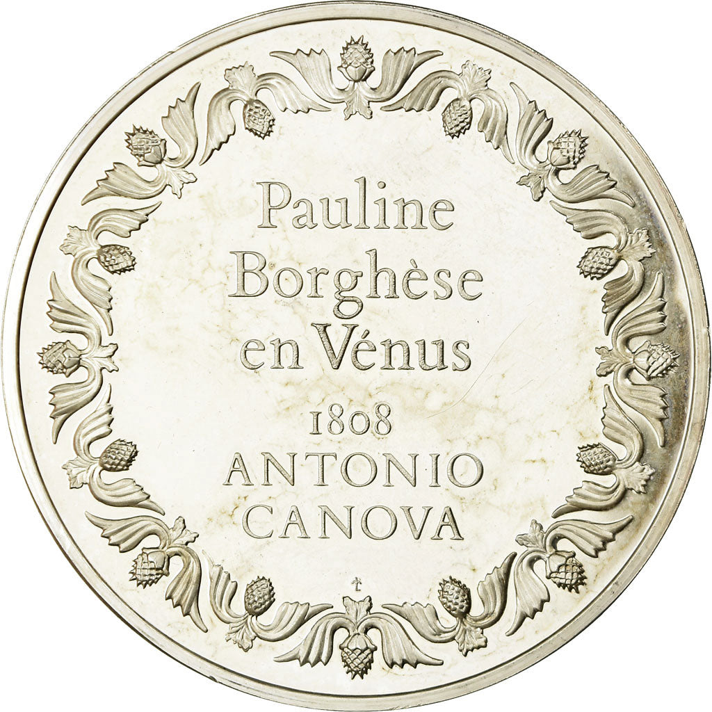 France, Medal, Peinture, Pauline Borghèse en Vénus, Antonio Canova, MS(63)
