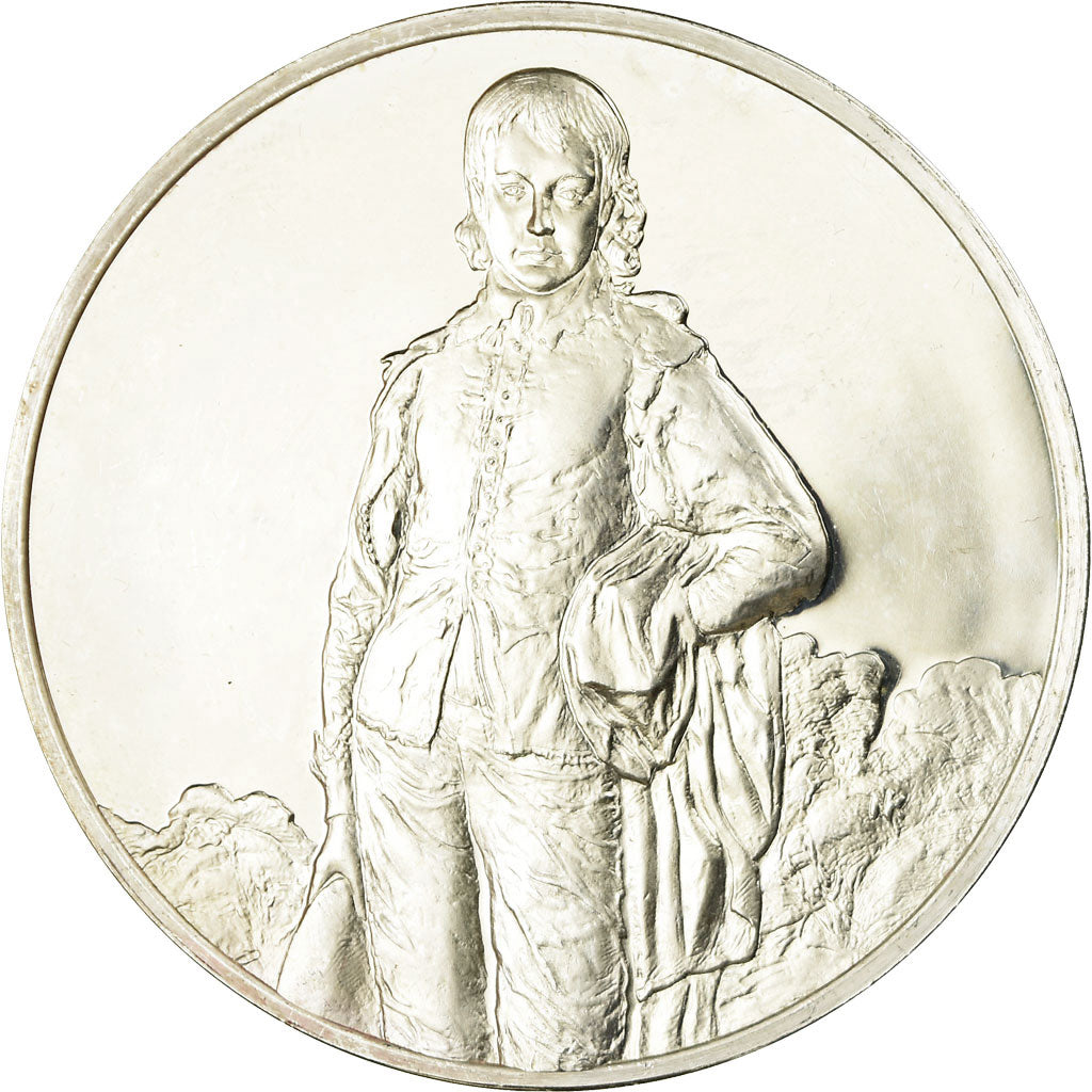 Francia, medaglia, Peinture, Blue Boy, Thomas Gainsborougt, SPL, Argento