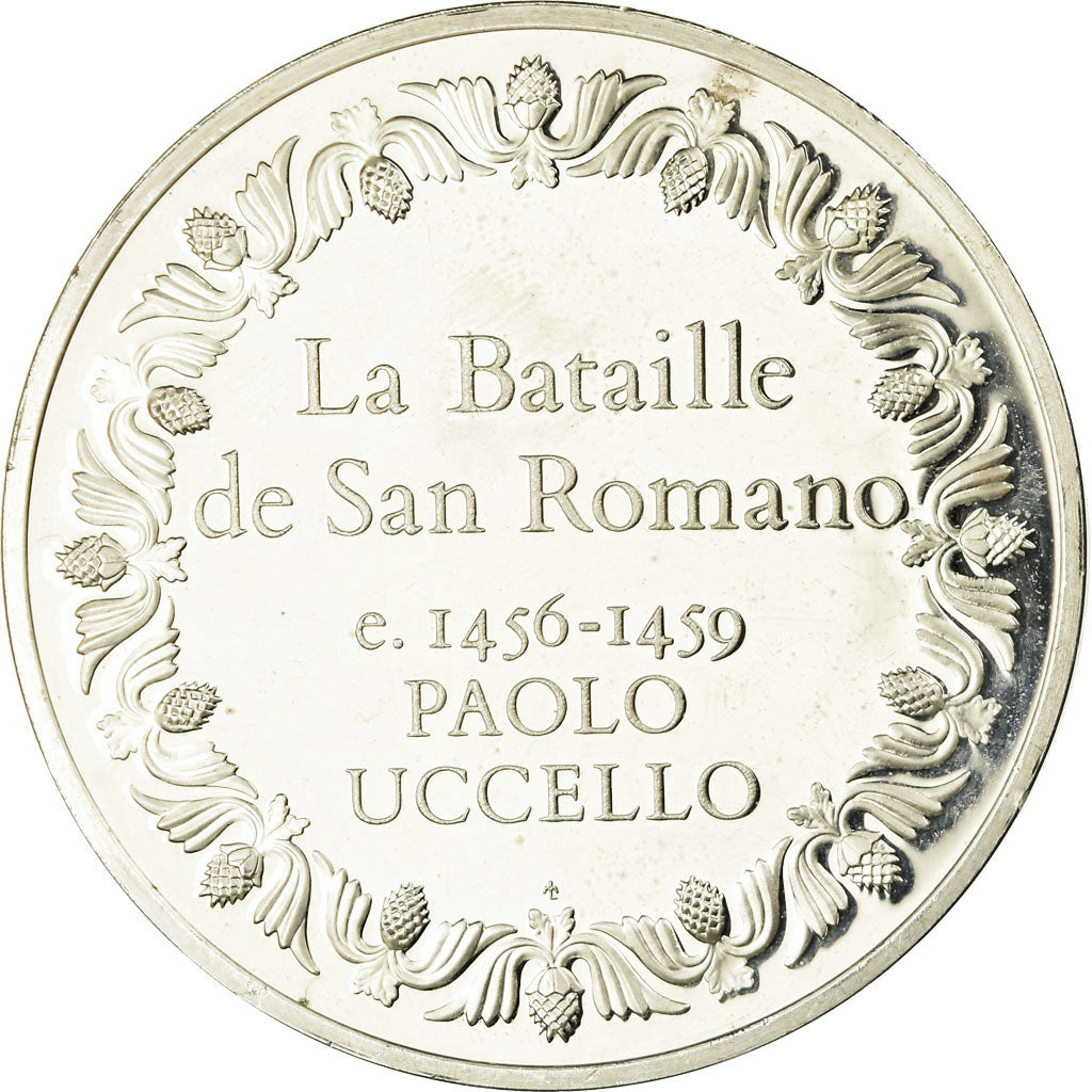 France, Médaille, Peinture, La Bataille de San Romano, Paolo Uccello, SPL
