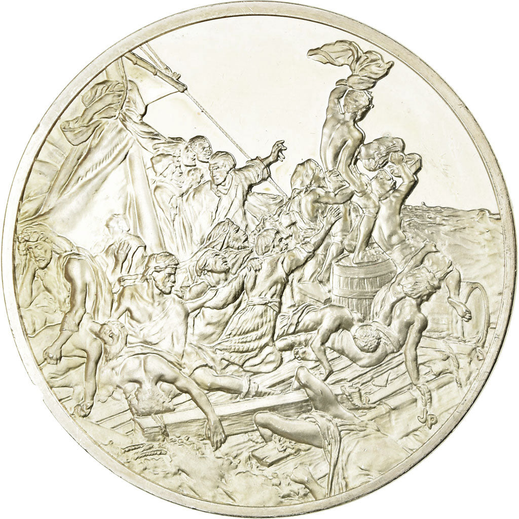 France, Médaille, Peinture, Le Radeau de la Méduse, Théodore Géricault, SPL