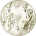 France, Médaille, Peinture, L'Annonciation, Simone Martini, SPL, Argent