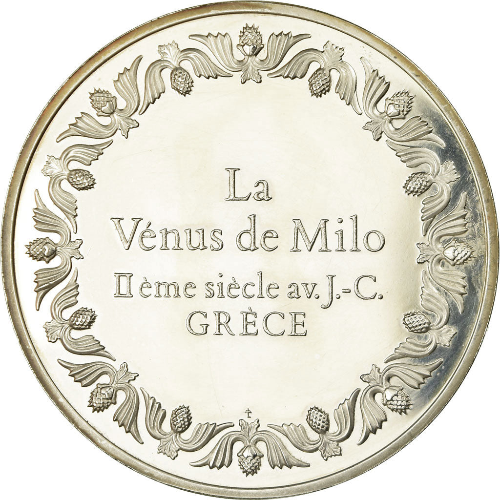 France, Médaille, Peinture, La Vénus de Milo, Grèce, SPL, Argent