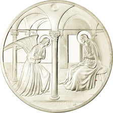 France, Medal, Peinture, L'Annonciation, Fra Angélico, MS(63), Silver
