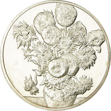 Francia, medaglia, Peinture, Les Tournesols, Vincent Van Gogh, SPL, Argento