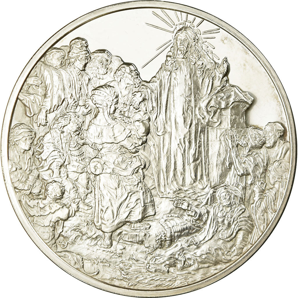 France, Medal, Peinture, Christ Guérissant les Malades, Rembrandt, MS(63)