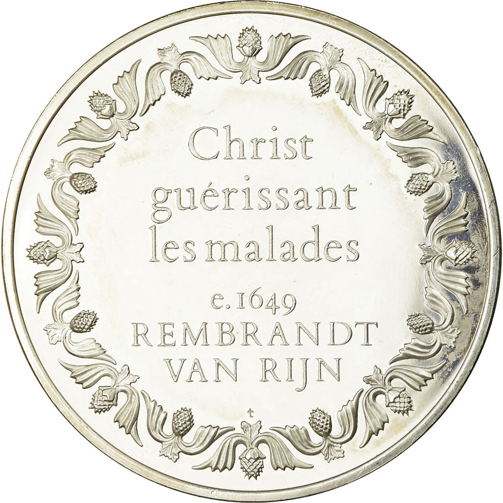 France, Medal, Peinture, Christ Guérissant les Malades, Rembrandt, MS(63)