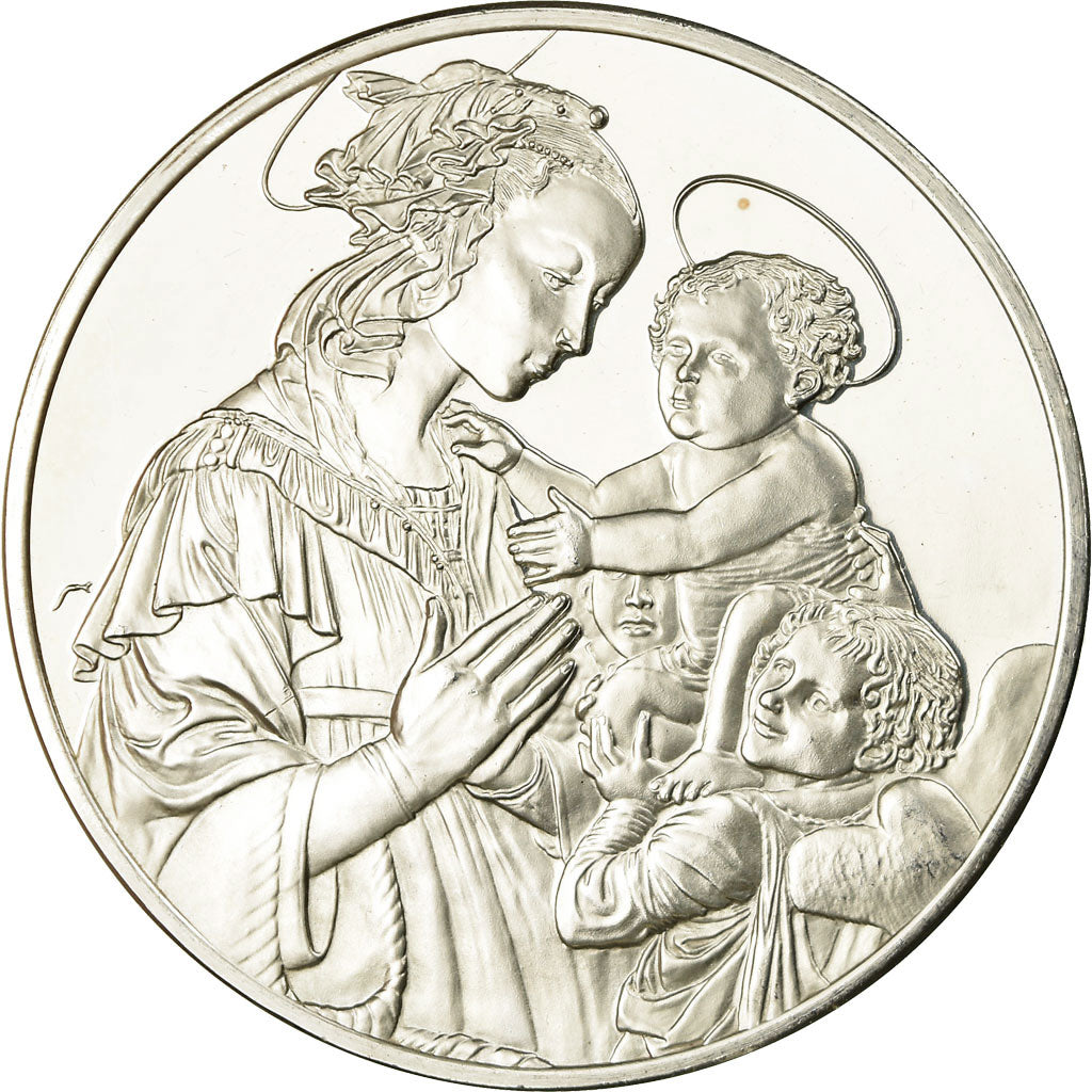 Francia, medaglia, Peinture, Vierge à l'Enfant entourée d'Anges, Fra Filippo