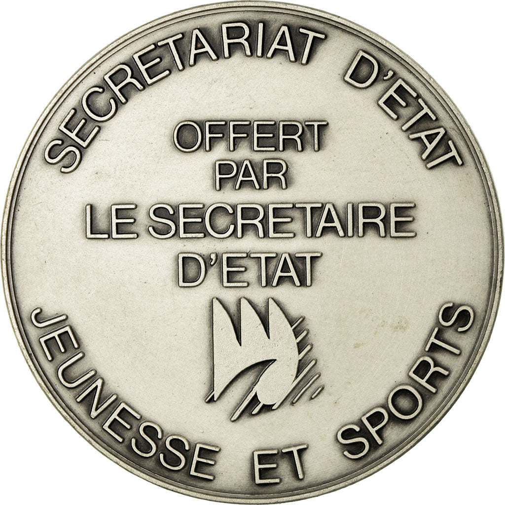 Francia, medalla, Jeunesse et Sport, Offert par le Secrétaire d'Etat, Demarchi