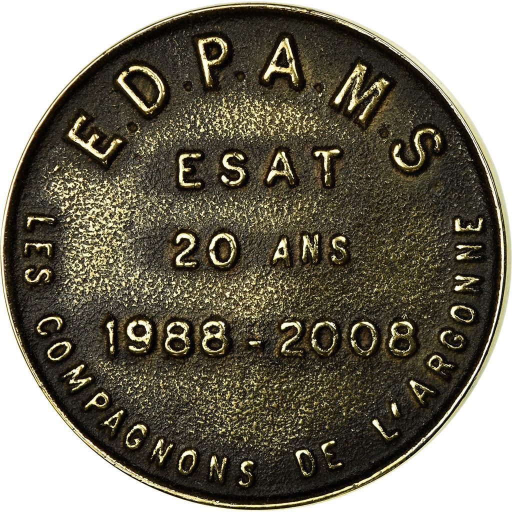 Francia, medaglia, Travail, E.D.P.A.M.S, Les Compagnons de l'Argonne, 2008, BB