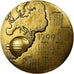 Frankreich, Medaille, Calendrier, Femme, Europe, 1999, Mayot, STGL, Bronze