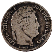 FRANCE, Louis-Philippe, Franc, 1848, Paris, KM #748.1, F(12-15), Silver,...