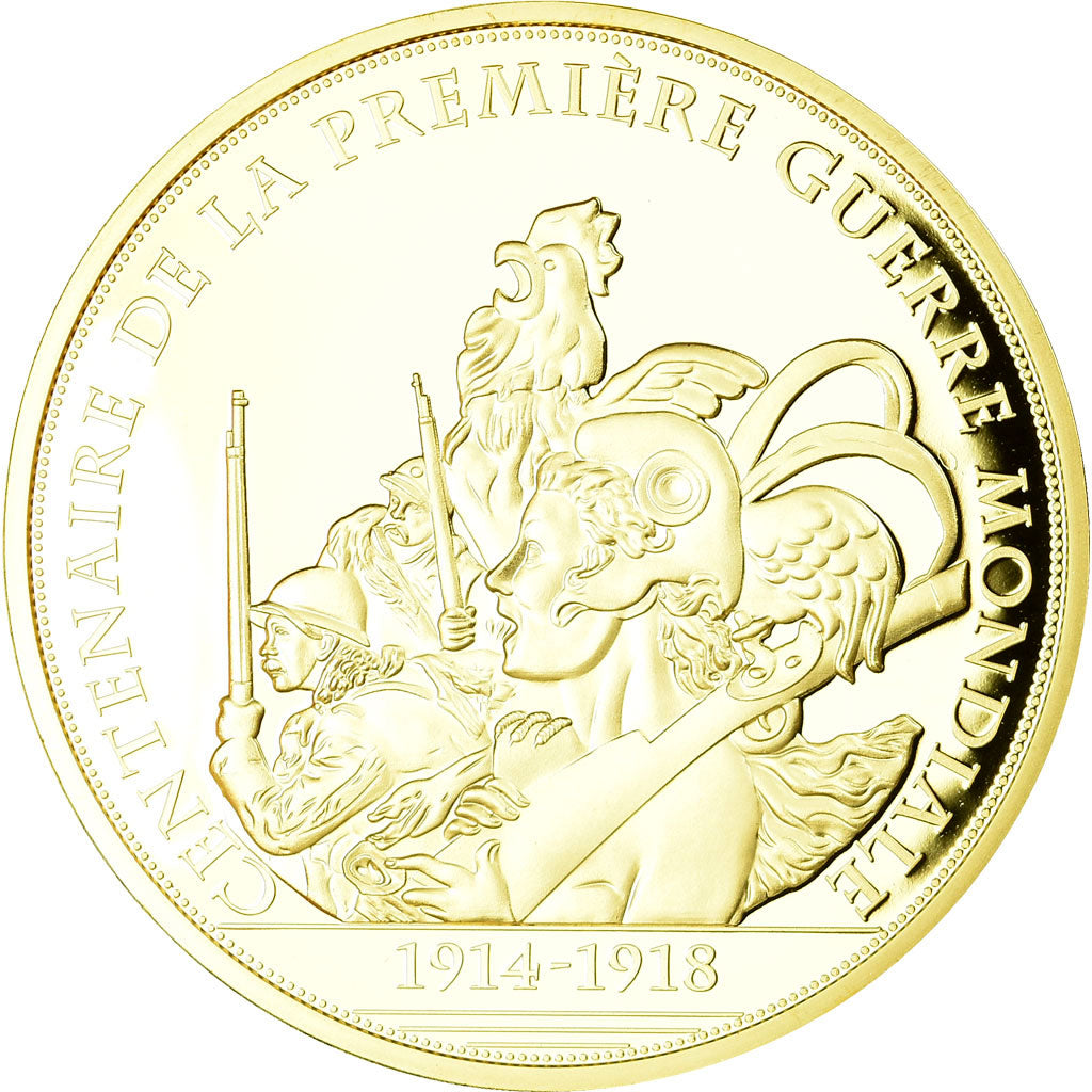 France, Medal, Centenaire de la Première Guerre Mondiale, Bataille de la Marne