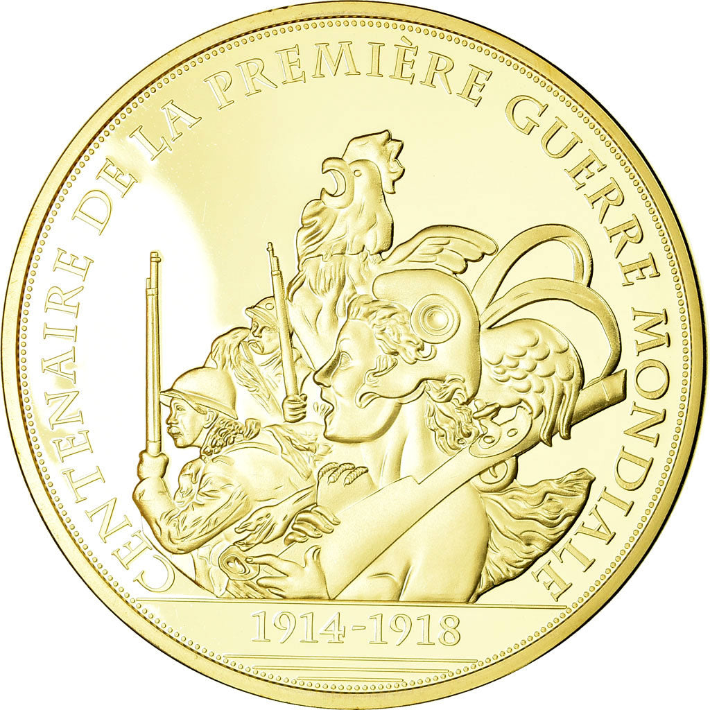France, Medal, Centenaire de la Première Guerre Mondiale, Début de la guerre