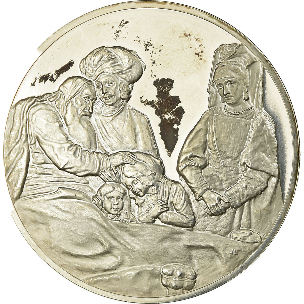 Francia, medaglia, Peinture, Rembrandt, Jacob bénit son Petit-Fils, SPL