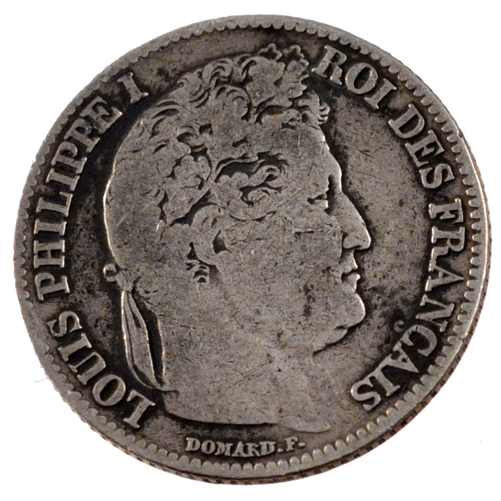 Louis Philippe Ier, 1 Franc tête laurée