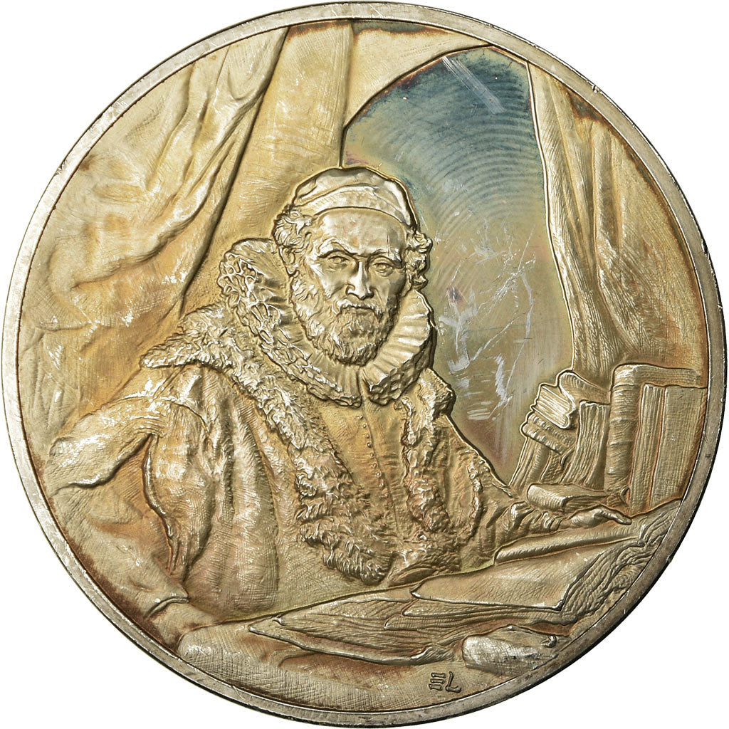Frankreich, Medaille, Peinture, Rembrandt, Hijtenbogaert, UNZ, Silber