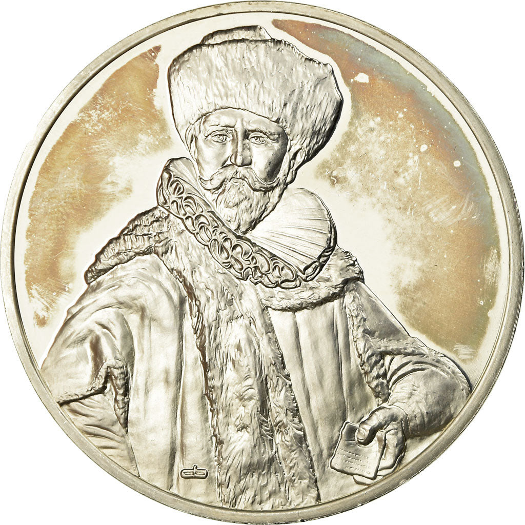 France, Médaille, Peinture, Rembrandt, Portrait de Nicolas Ruts, SPL, Argent