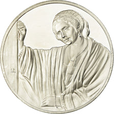 França, Medal, Peinture, Rembrandt, Hendrickje Stoffels, MS(63), Prata