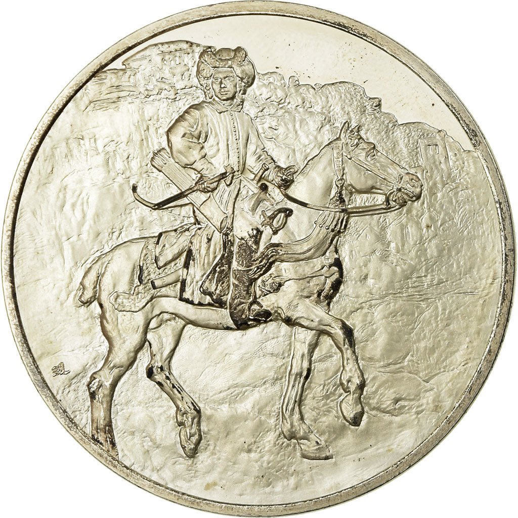 France, Médaille, Peinture, Rembrandt, Le Cavalier Polonais, SPL, Argent