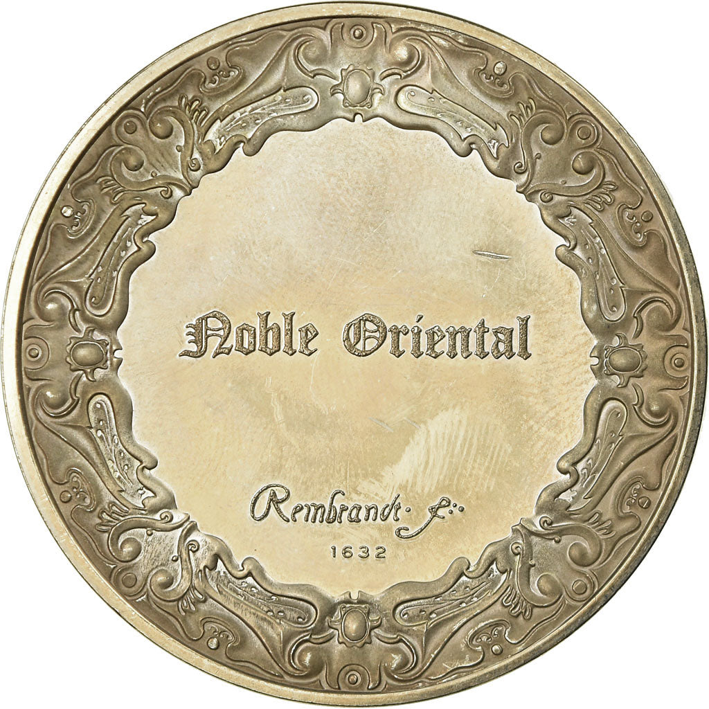 France, Medal, Peinture, Rembrandt, Noble Oriental, MS(63), Silver