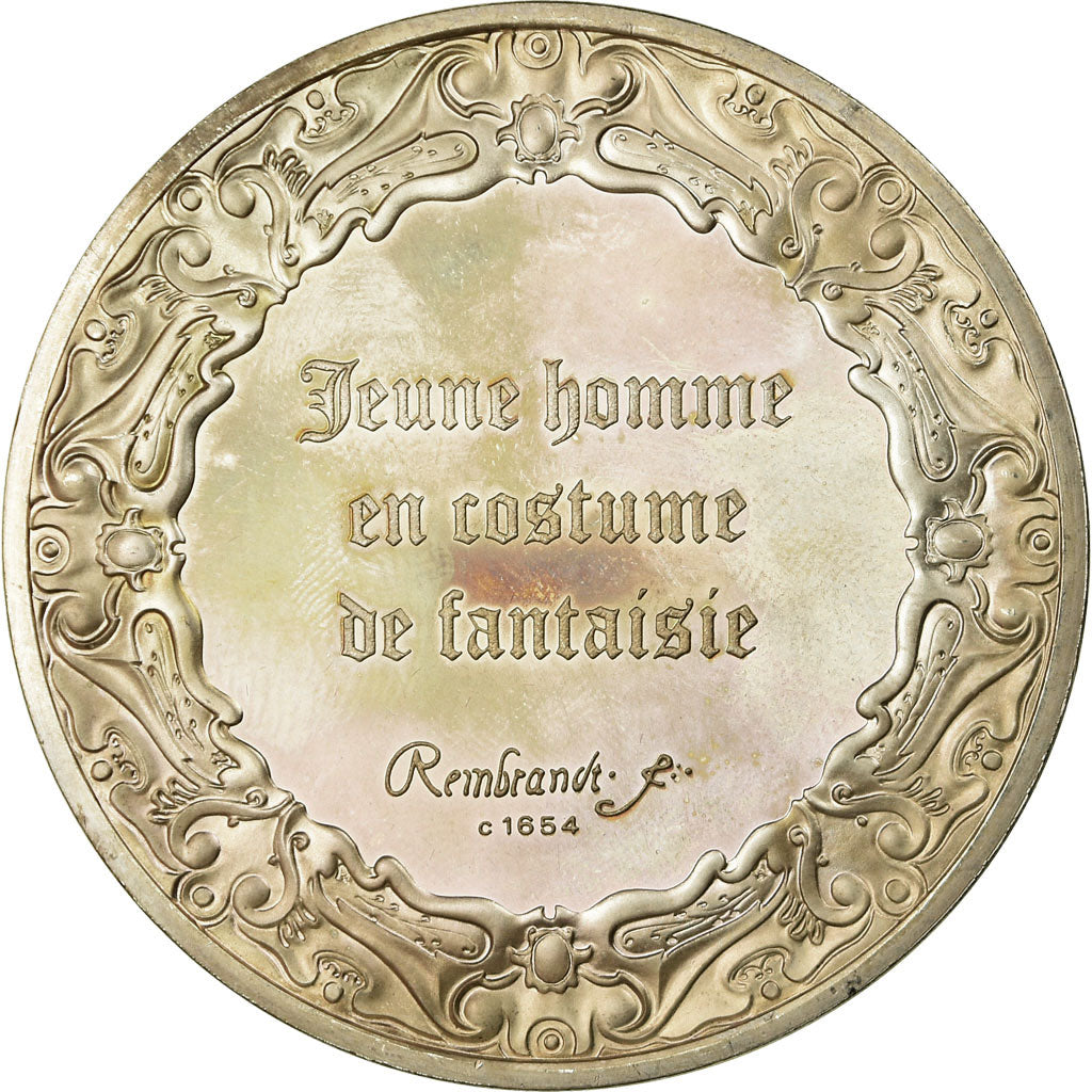 Frankreich, Medaille, Peinture, Rembrandt, Jeune Homme en Costume de Fantaisie