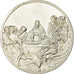 France, Medal, Peinture, Rembrandt, Les Noces de Samson, MS(63), Silver
