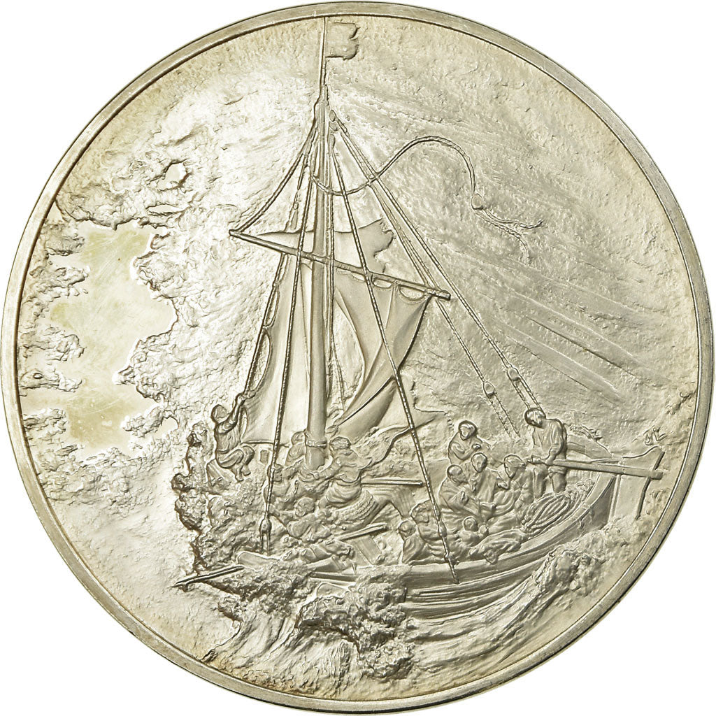France, Médaille, Peinture, Rembrandt, Tempête sur la Mer de Galilée, SPL