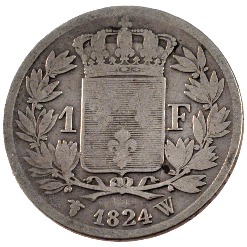 Louis XVIII, 1 Franc