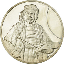 France, Medal, Peinture, Rembrandt, Autoportrait, MS(63), Silver