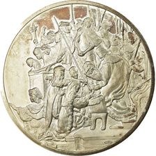 France, Medal, Peinture, Rembrandt, Jésus devant Pilate, MS(63), Silver