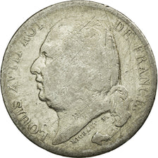 Monnaie, France, Louis XVIII, Louis XVIII, Franc, 1817, La Rochelle, B, Argent