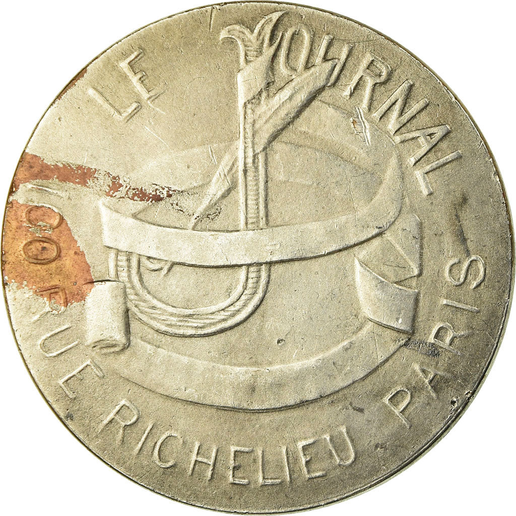 Francia, medalla, Le Journal, 100 Rue Richelieu, Paris, Femmes Nues, Carabin