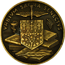 França, Medal, Docteur Polgosset, Académie de Reims, 1942, MS(63), Bronze