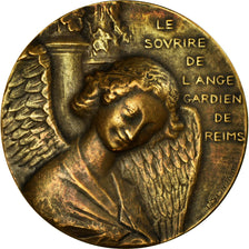 France, Médaille, L'Ange au Sourire, Cathédrale de Reims, 1914, Ovide