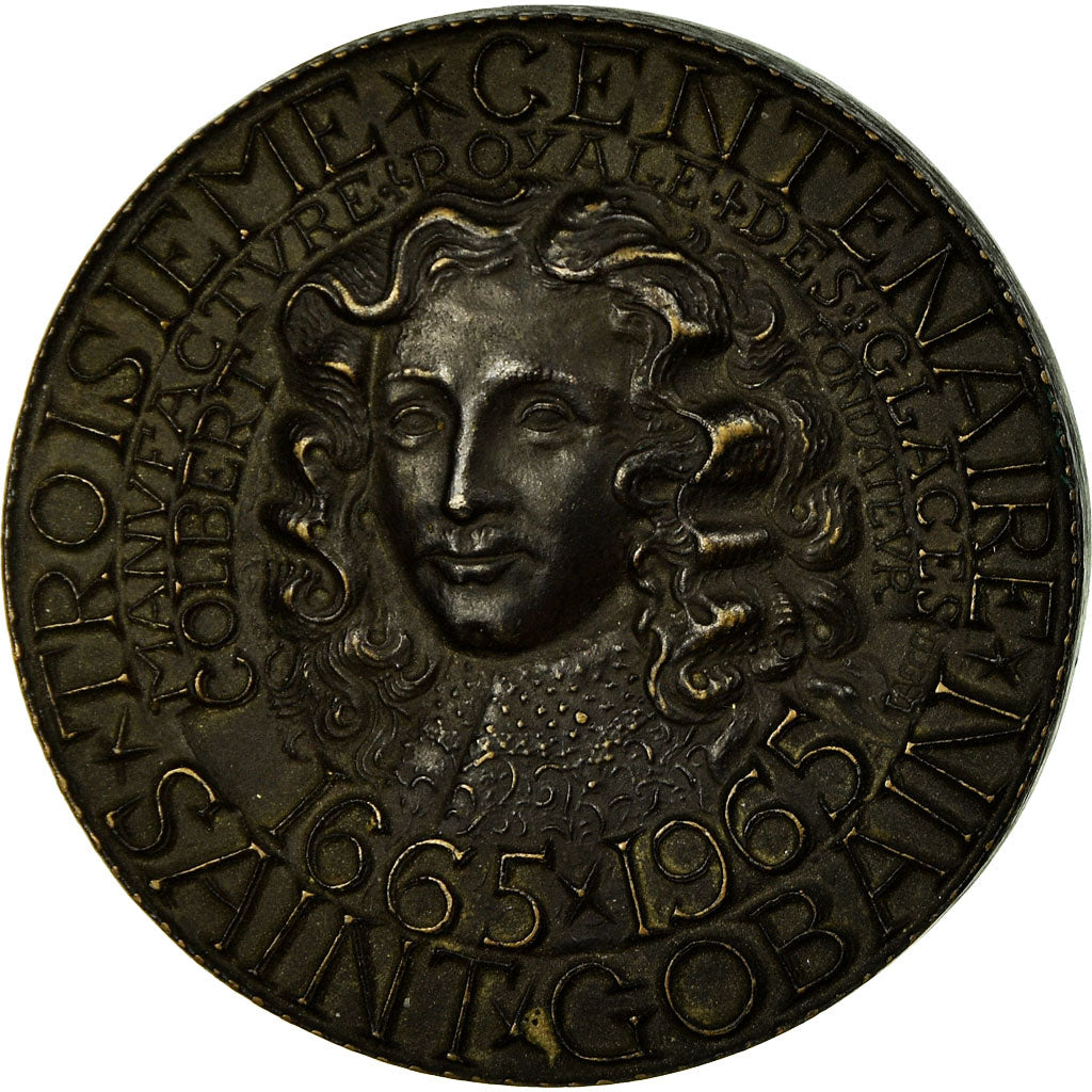 France, Medal, Saint Gobain, Troisième centenaire de la manufacture des Glaces