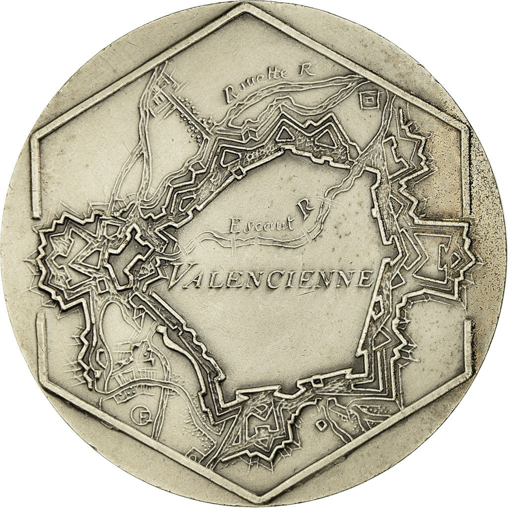 Francja, Medal, Valenciennes Réunie à la France en 1678, Undated, AU(55-58)