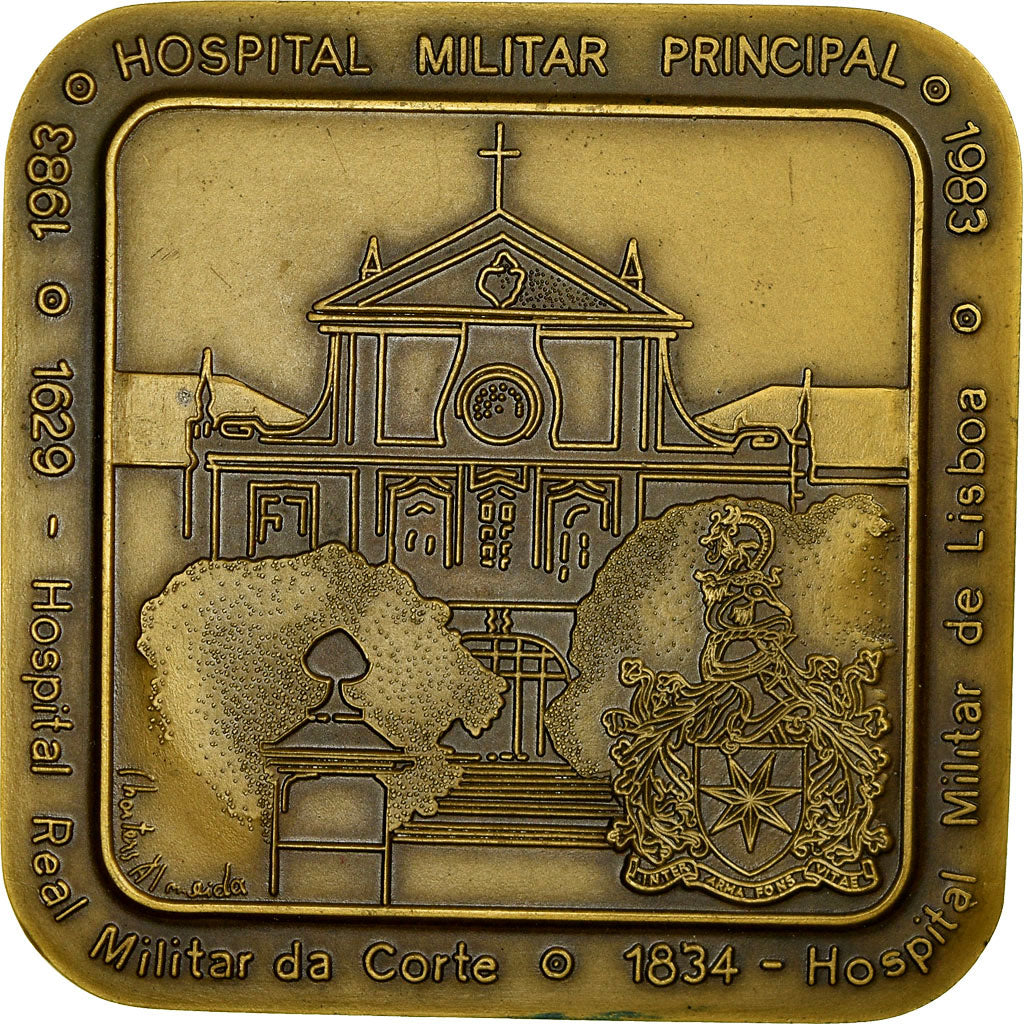 Portugal, Medal, Hôpital Militaire Principal de Lisbonne, 1983, Almeida