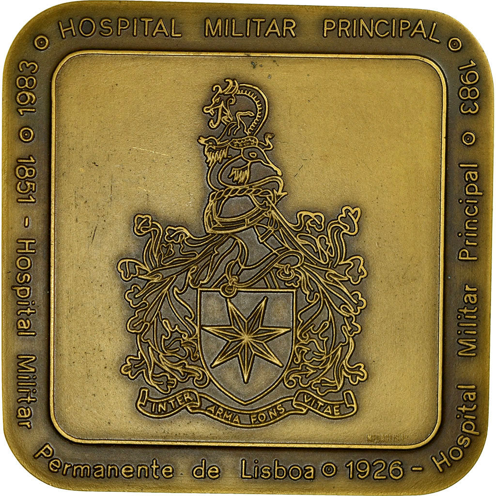 Portugal, Medal, Hôpital Militaire Principal de Lisbonne, 1983, Almeida