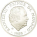 Monaco, Medal, 40 ème Anniversaire de Rainier III, 1989, MS(65-70), Srebro