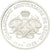 Mónaco, medalla, 40 ème Anniversaire de Rainier III, 1989, FDC, Plata