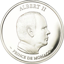 Monaco, Medal, Prince Albert II, 2005, MS(65-70), Srebro