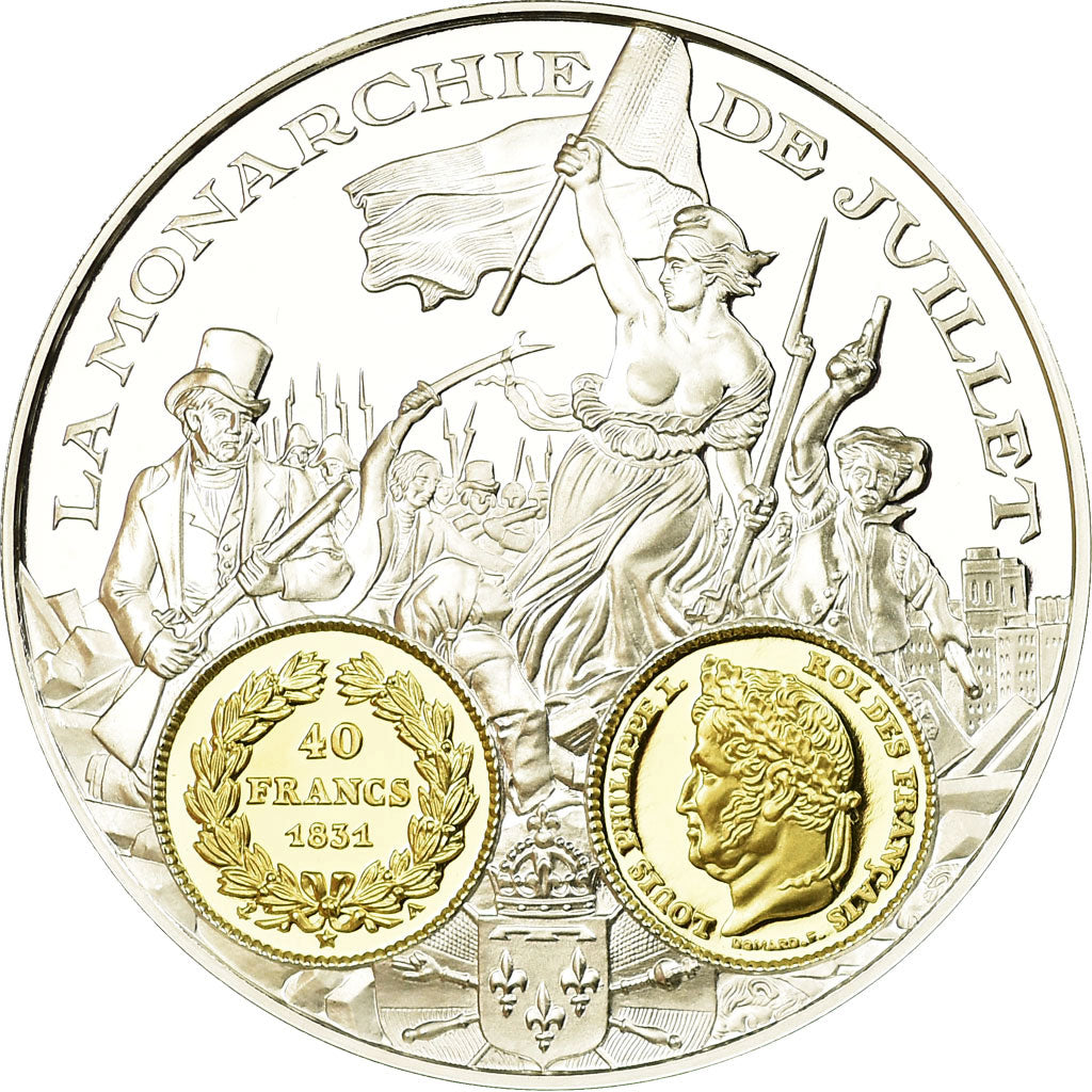 France, Medal, Histoire Monétaire, 40 Francs Louis-Philippe Ier, MS(65-70)