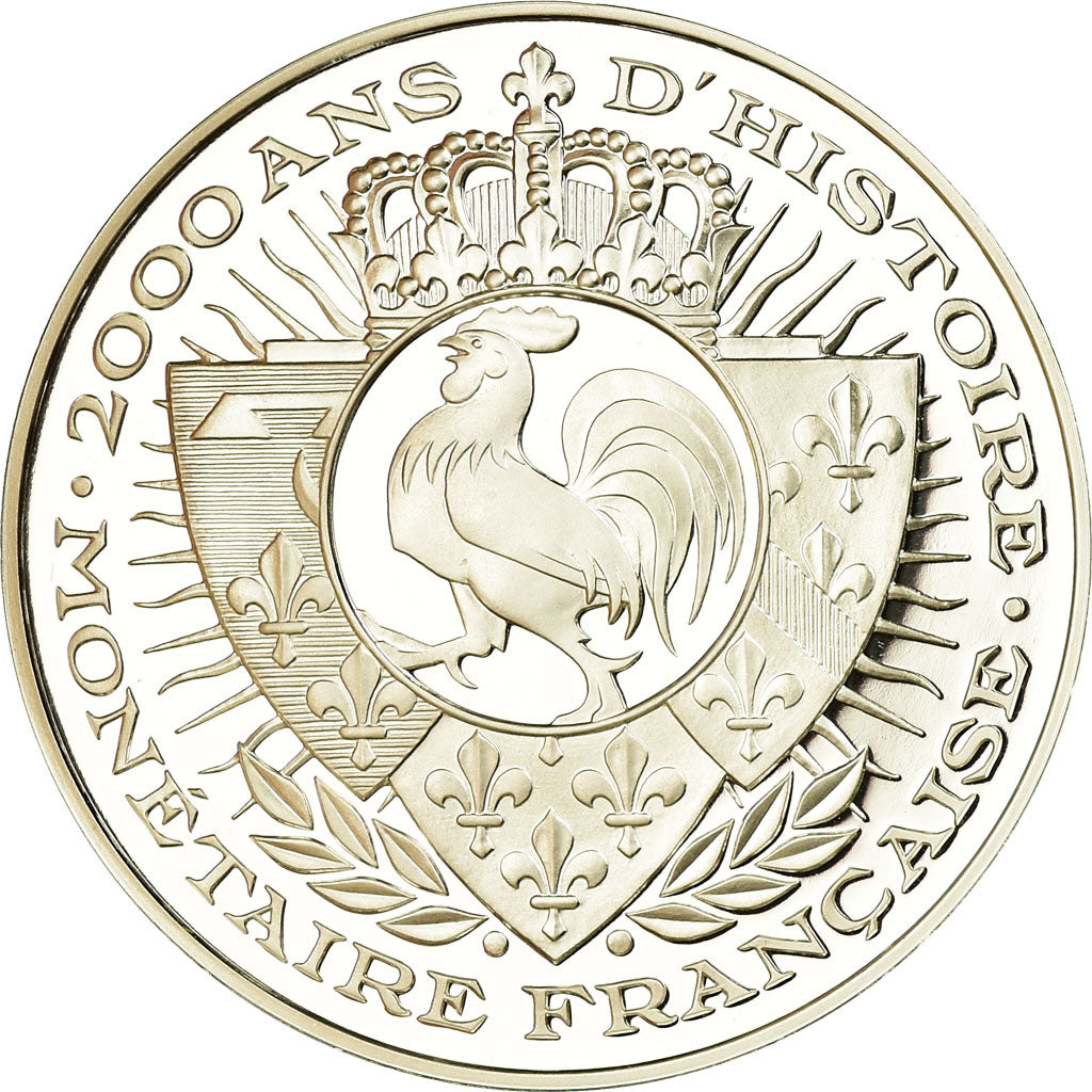 France, Médaille, Histoire Monétaire, 100 Francs Or Charles X, FDC, Argent