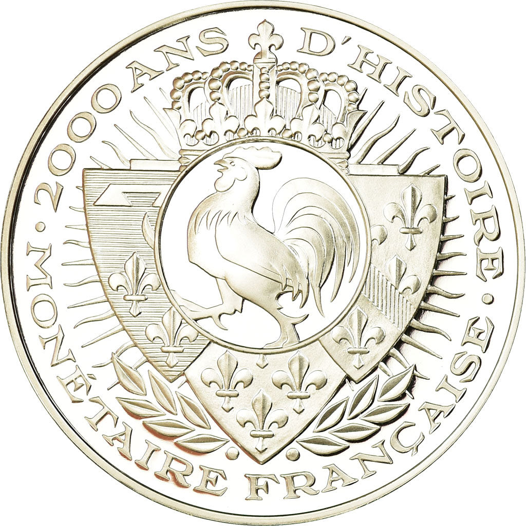 France, Médaille, Histoire Monétaire, 20 Francs Or Marianne, FDC, Argent