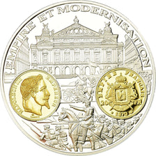France, Médaille, Histoire Monétaire, 20 Francs Or Napoléon III, FDC, Argent
