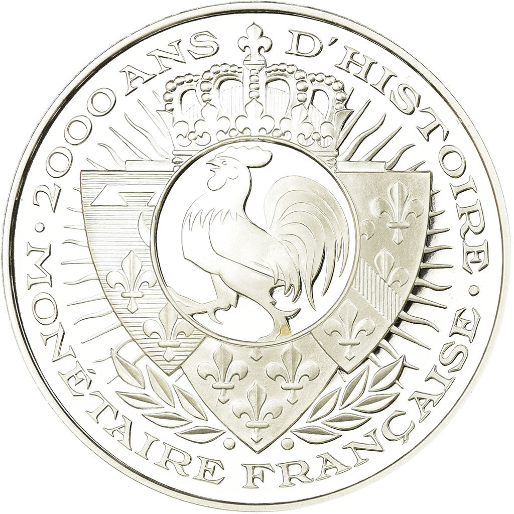 France, Medal, Histoire Monétaire, Sol aux Balances, MS(65-70), Silver