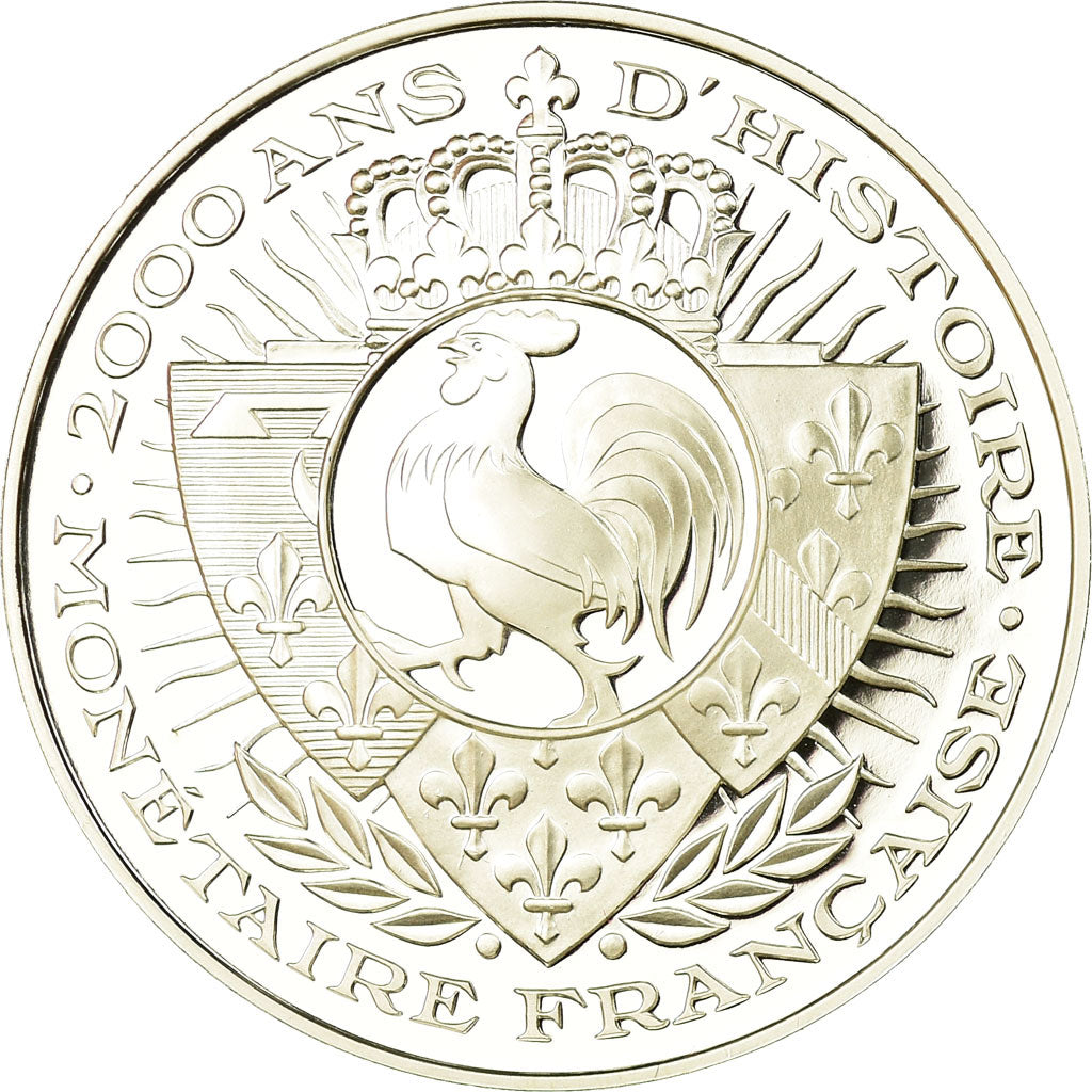 Francia, medaglia, Histoire Monétaire, Angelot d'Or, FDC, Argento