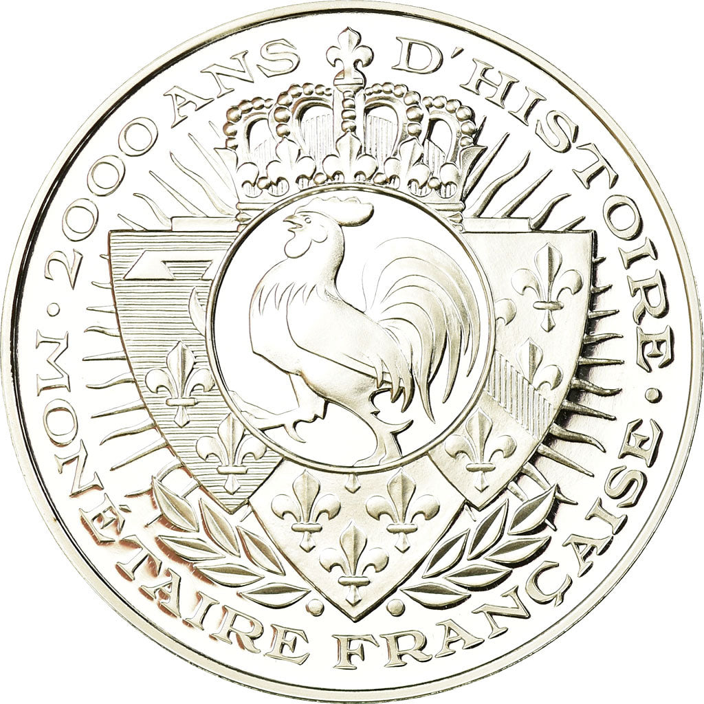 Frankreich, Medaille, Histoire Monétaire, Ecu aux Lauriers, Louis XV, STGL