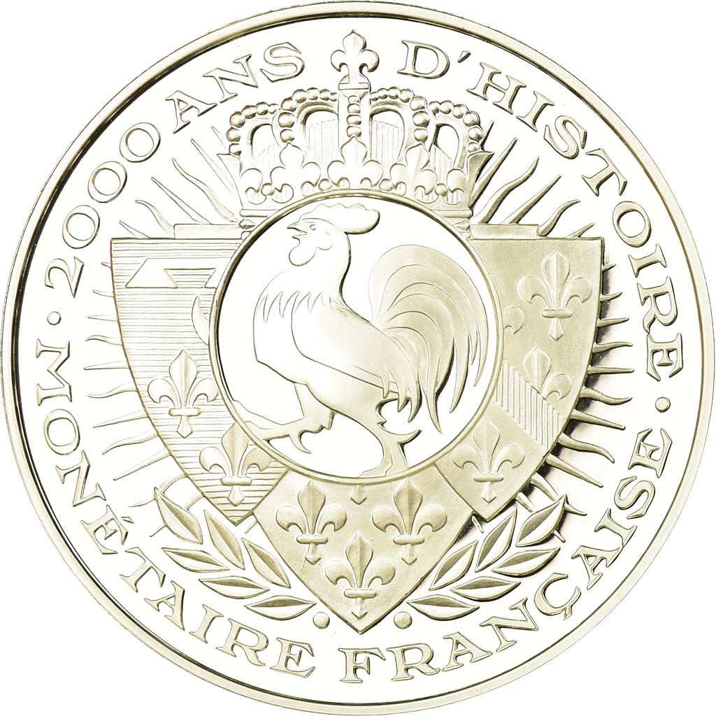 France, Medal, Histoire Monétaire, Lion d'Or, MS(65-70), Silver