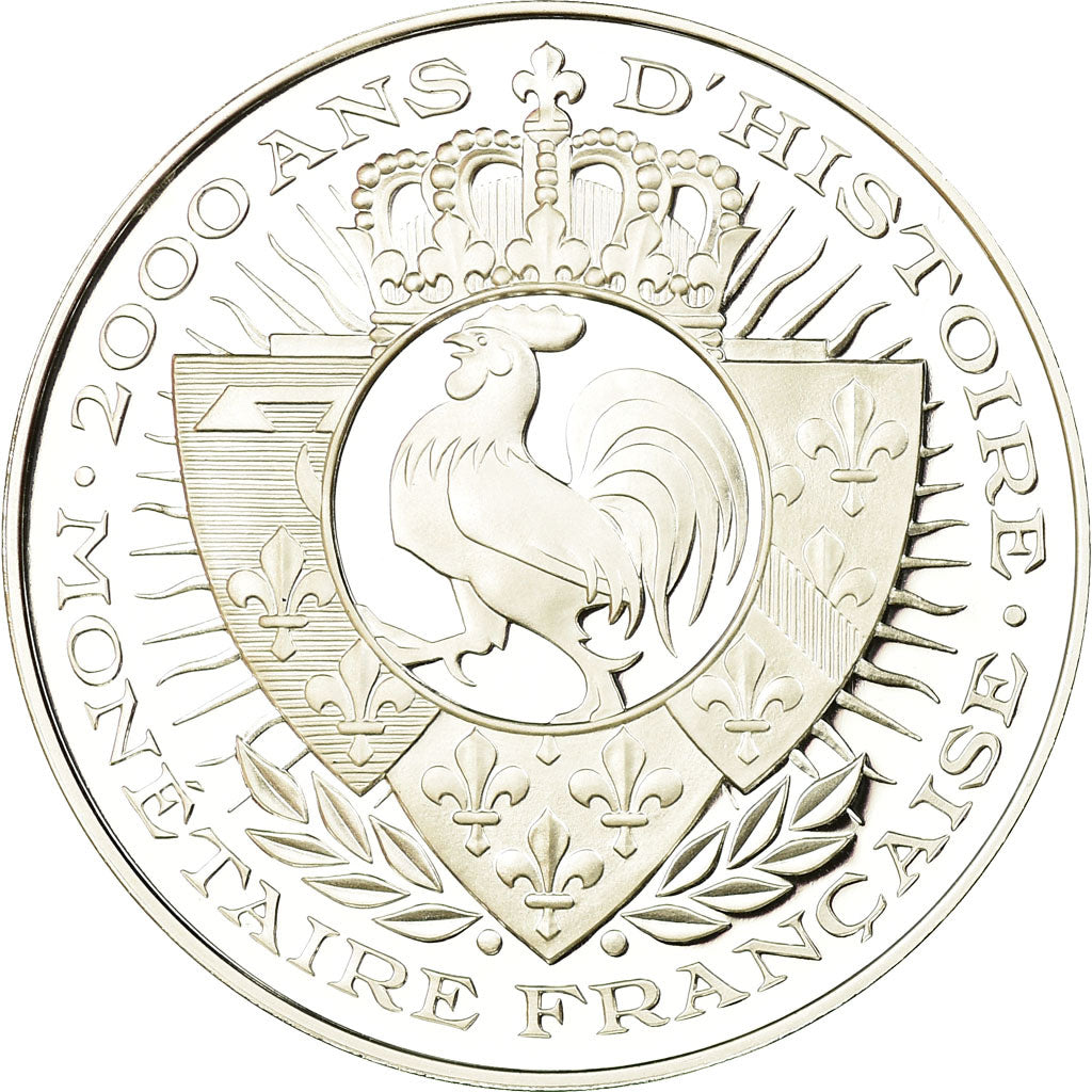 France, Medal, Histoire Monétaire, Obole de Louis VIII, MS(65-70), Silver